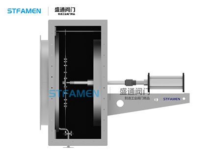方口圓口平推閥