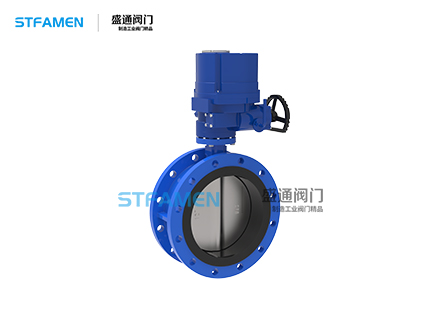 Q型電動法蘭開關軟密封蝶閥